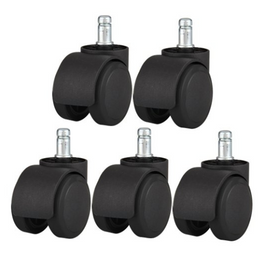 Da URBAN BLACK COLOR NYLON WHEELS PACK OF 5