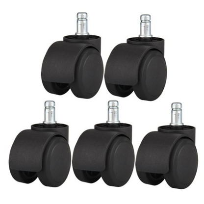 Da URBAN BLACK COLOR NYLON WHEELS PACK OF 5