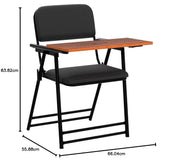 DA URBAN MARX FOLDING STUDY CHAIR WITH WRITING PAD