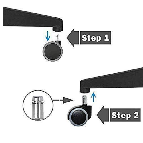 Da URBAN BLACK COLOR NYLON WHEELS PACK OF 5