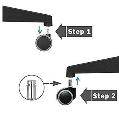 Da URBAN BLACK COLOR NYLON WHEELS PACK OF 5