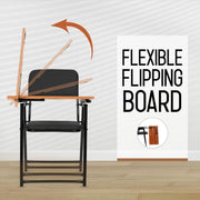 DA URBAN MARX FOLDING STUDY CHAIR WITH WRITING PAD