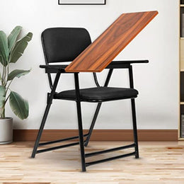 DA URBAN MARX FOLDING STUDY CHAIR WITH WRITING PAD