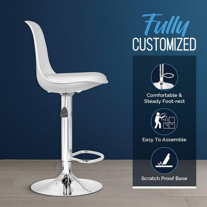 DA URBAN® VALURE HEIGHT ADJUSTABLE BAR STOOL