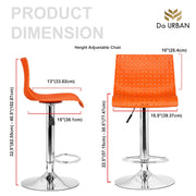 DA URBAN® PRESHO HEIGHT ADJUSTABLE BAR STOOL