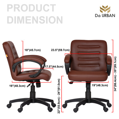 DA URBAN® TEXAS MID-BACK REVOLVING CHAIR