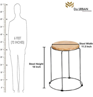 DA URBAN® WOOD PACK OF 5 | Multi Purpose | Stack Stool