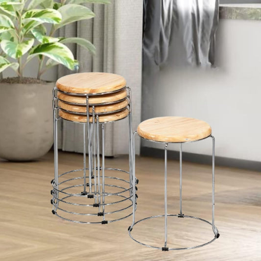 DA URBAN® WOOD PACK OF 5 | Multi Purpose | Stack Stool