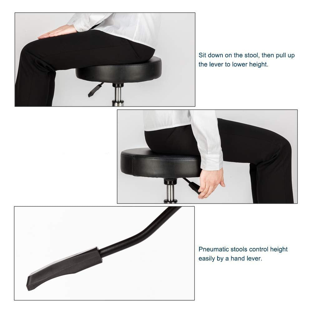 DA URBAN® ROUNDBAR WITH WHEELS HEIGHT ADJUSTABLE BAR STOOL