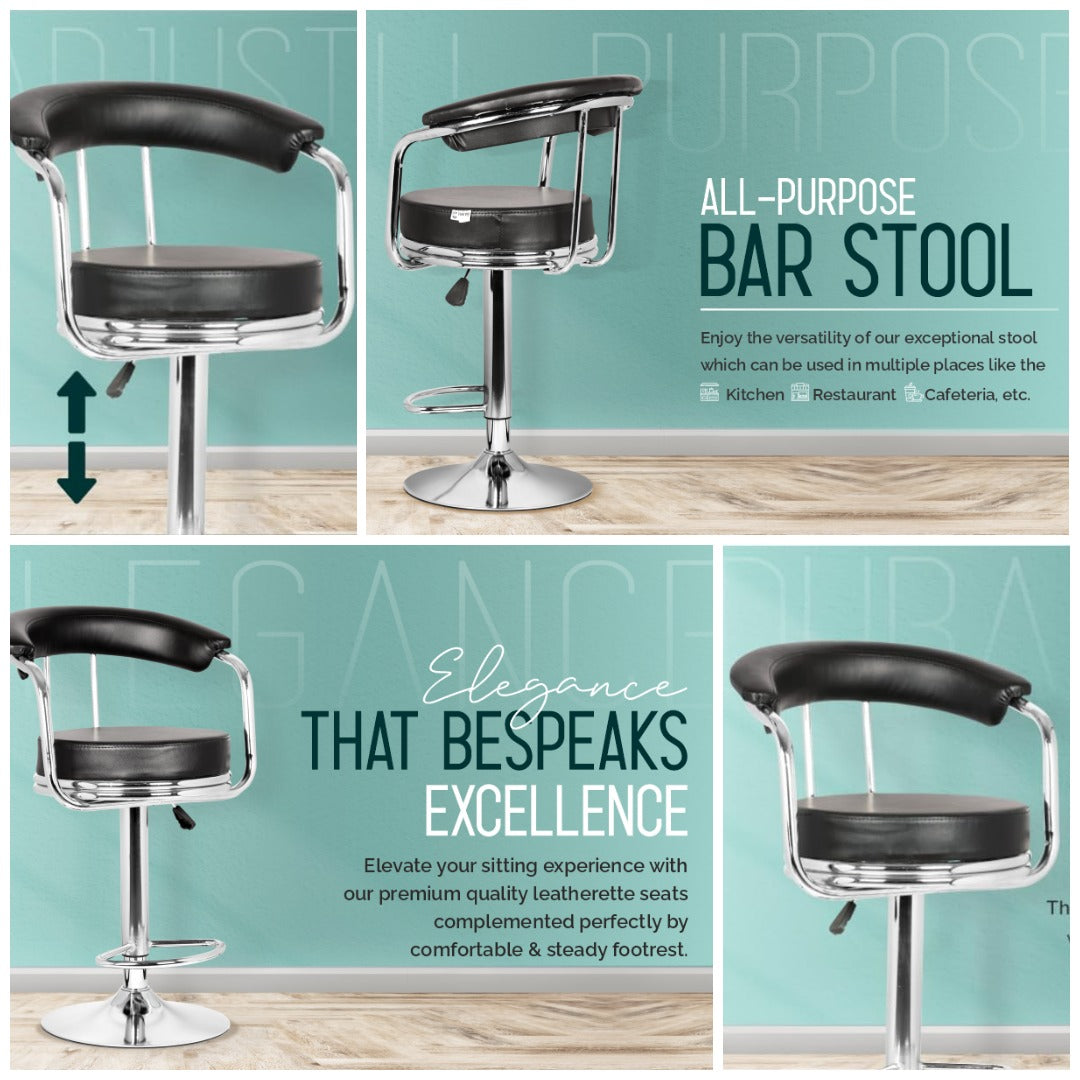 DA URBAN® CLASSIC REVOLVING BAR STOOL SET OF 2