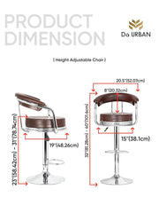 DA URBAN® CLASSIC REVOLVING BAR STOOL