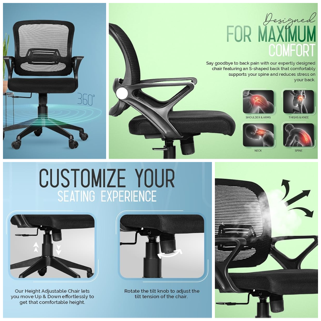 DA URBAN® BELLA OFFICE VISITOR STUDY CHAIR