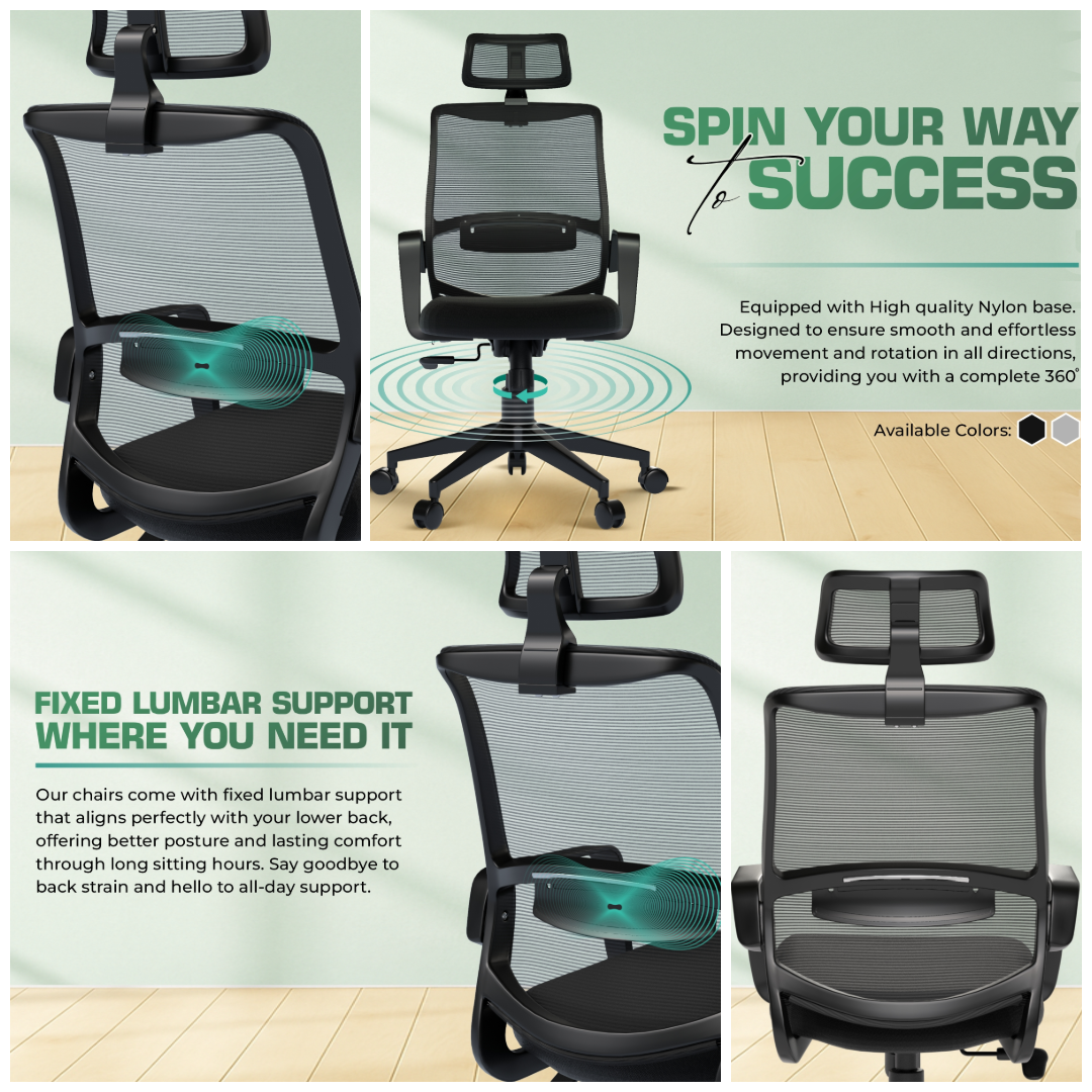 DA URBAN® DYSEN HIGH BACK OFFICE CHAIR