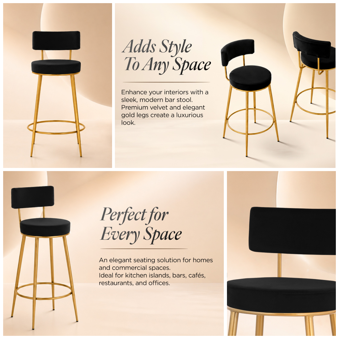 DA URBAN® AMARA LUXE BAR STOOL
